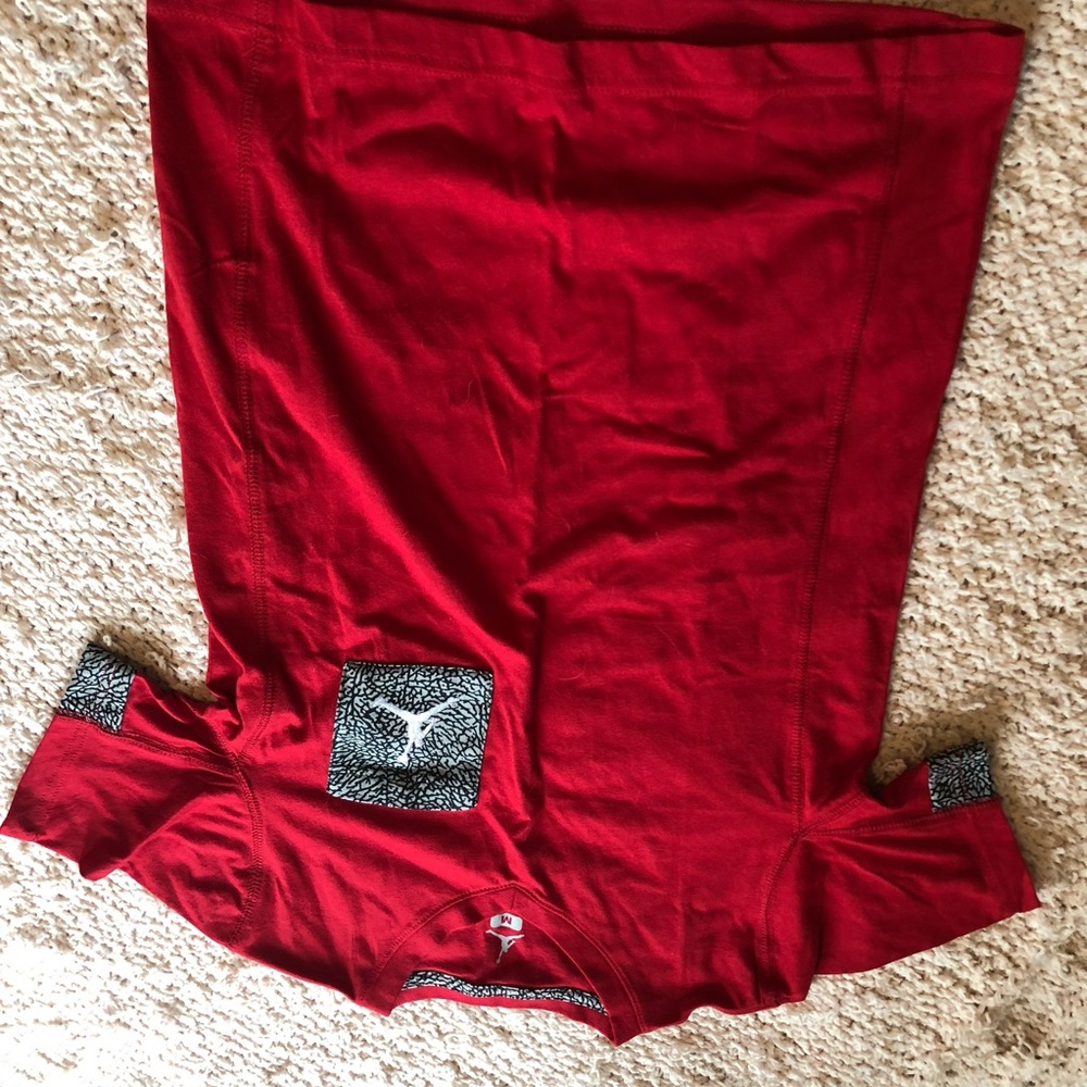 NWOT Jordan bright red T-shirt!